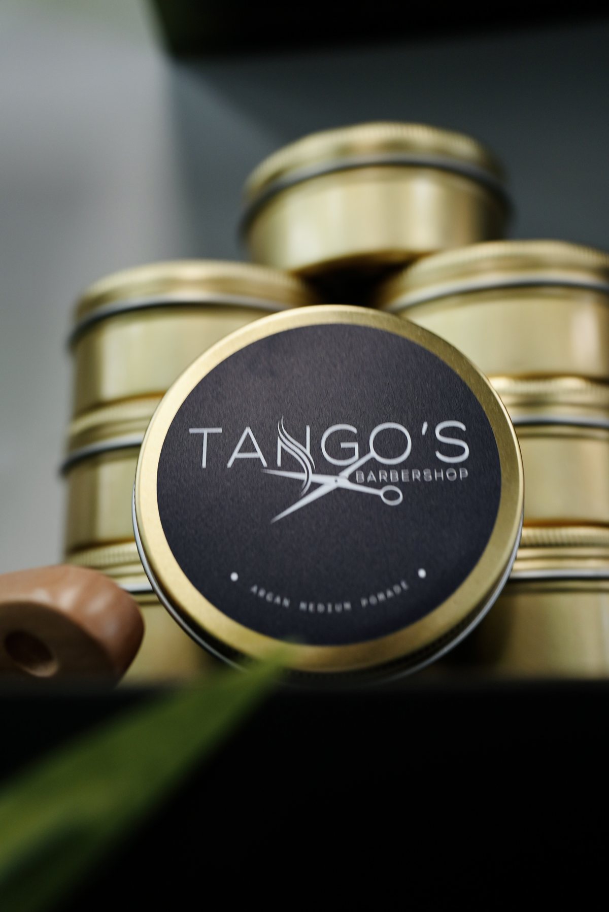 Tango’s Argan Medium Pomade tins